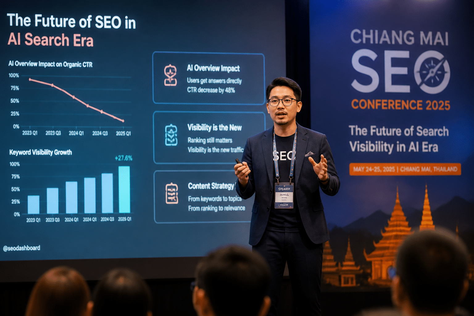 Cédric Guérin au Chiang Mai SEO : stratégies et vision d’un expert en référencement