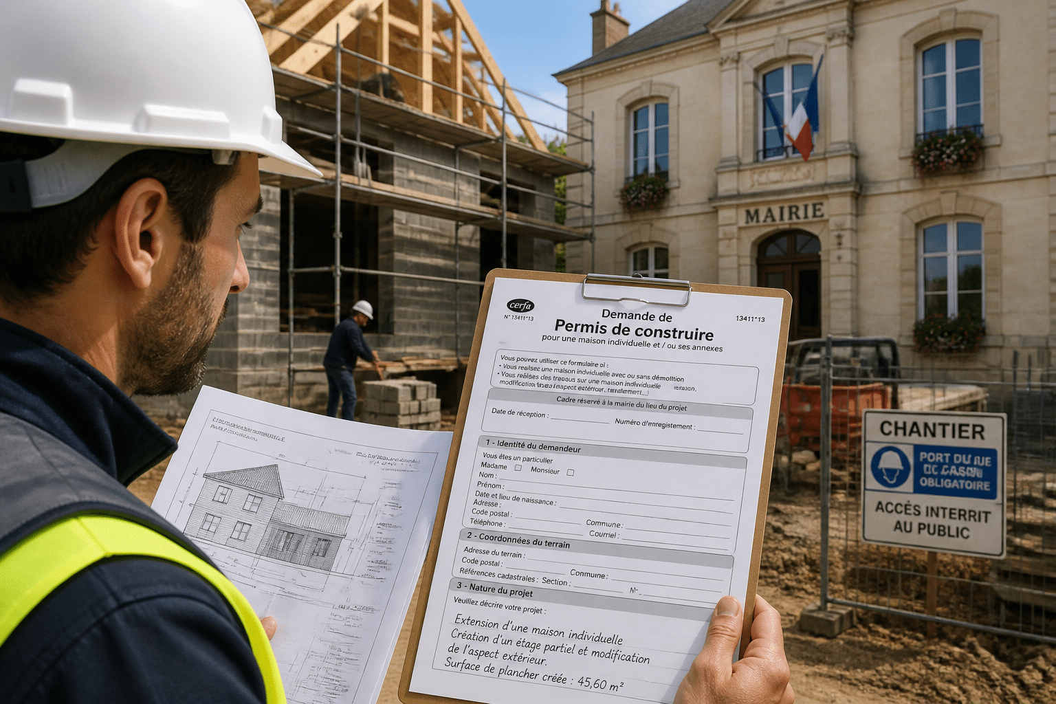 cerfa permis de construire modificatif