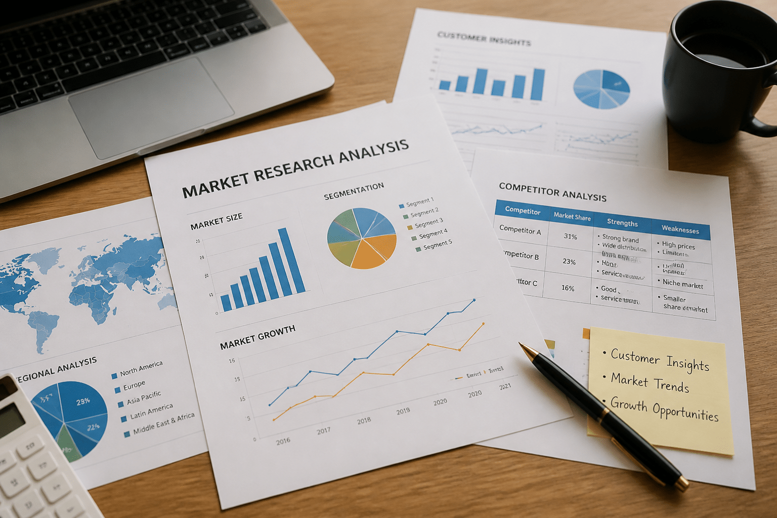 Exemple d’étude de marché : guide complet et modèle pratique