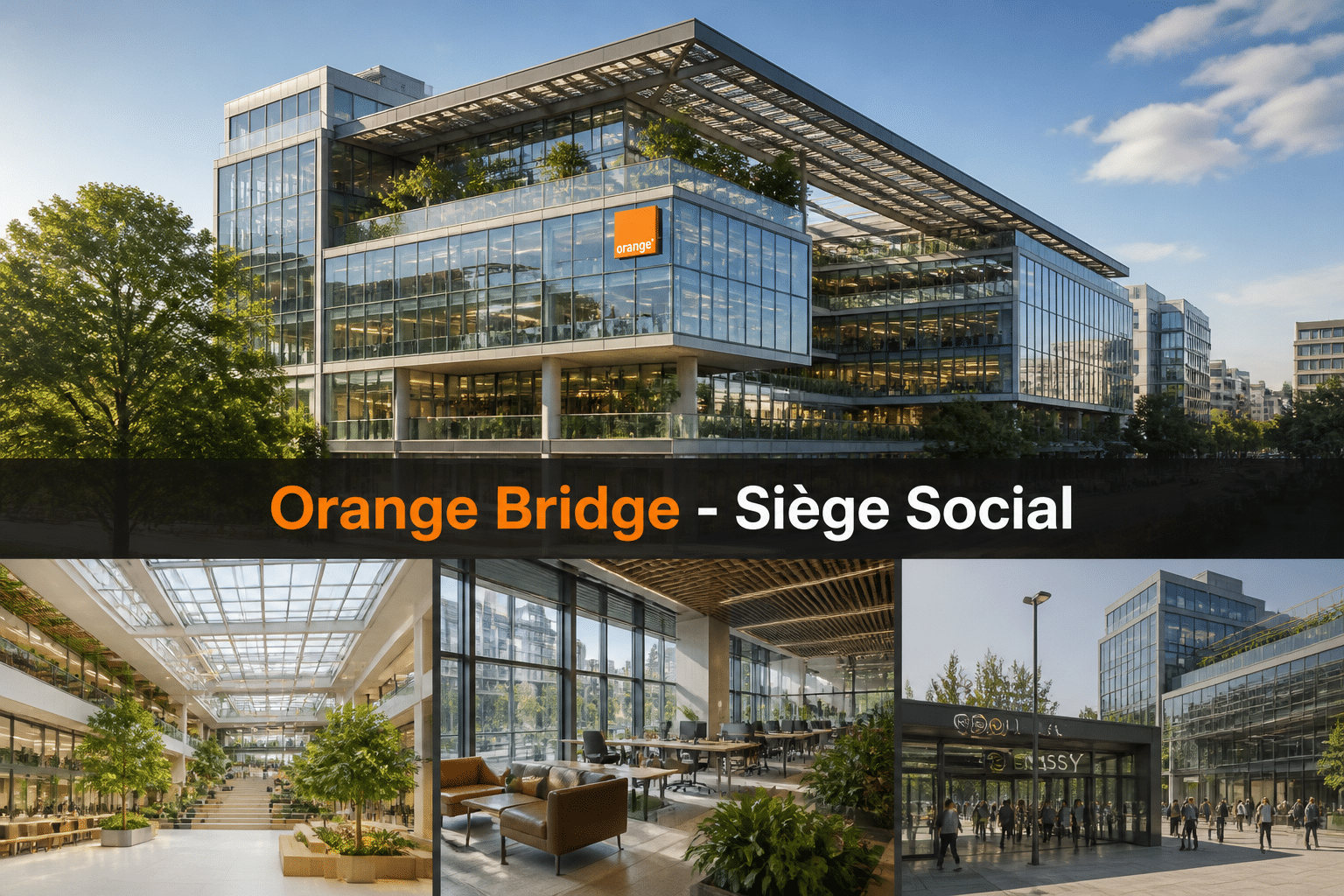orange bridge siège social orange
