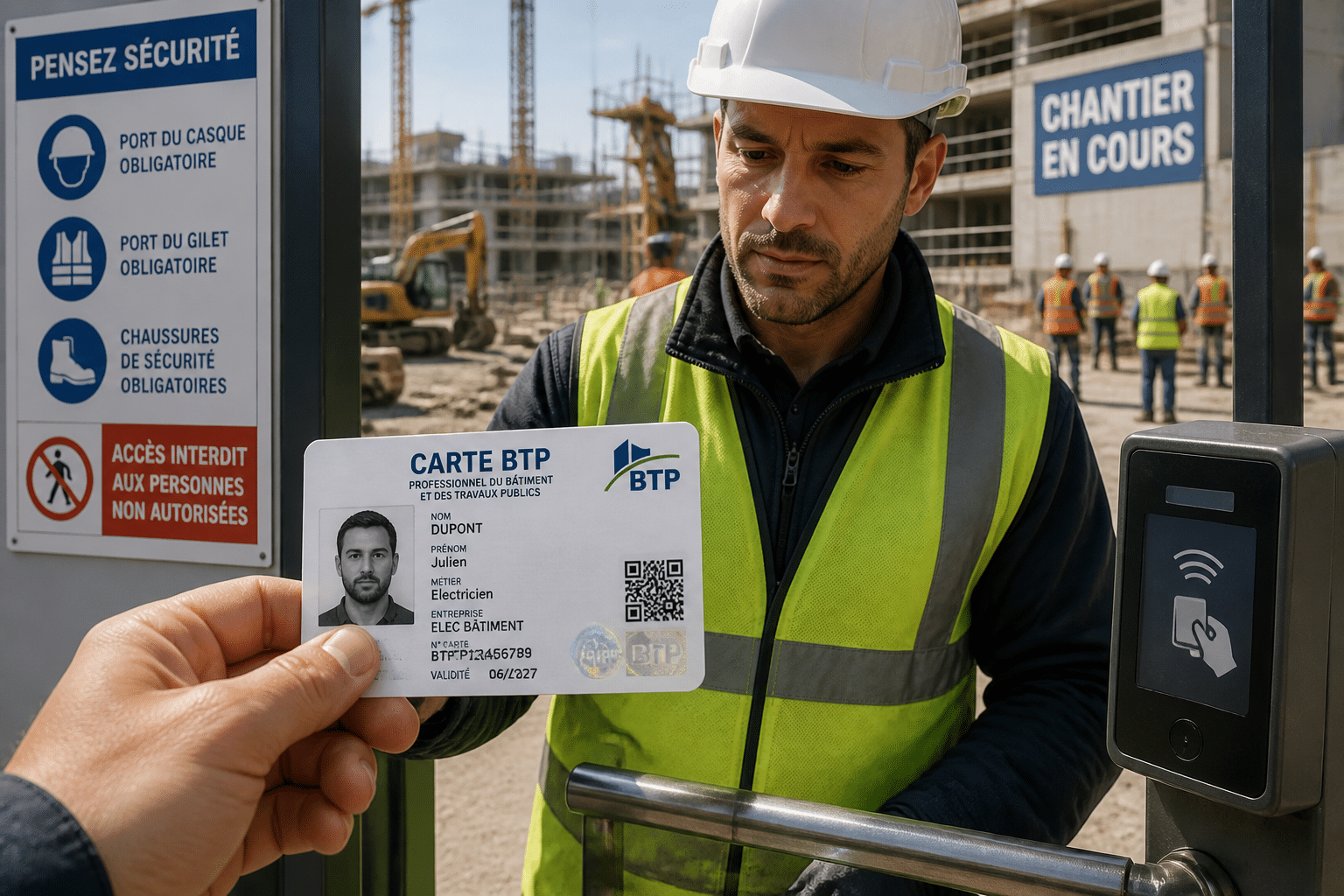 Carte pro BTP : obligations, démarches et sanctions en 5 points essentiels