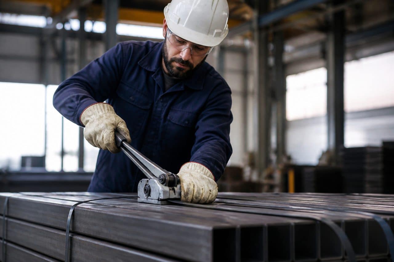 Cerclage métallique : 6 règles pour sécuriser vos charges industrielles