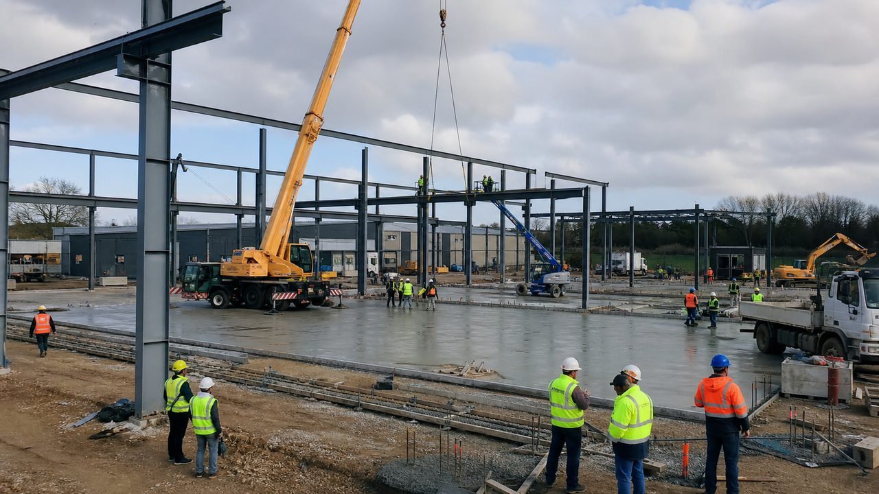 Construction bâtiment industriel clé en main : étapes et budget