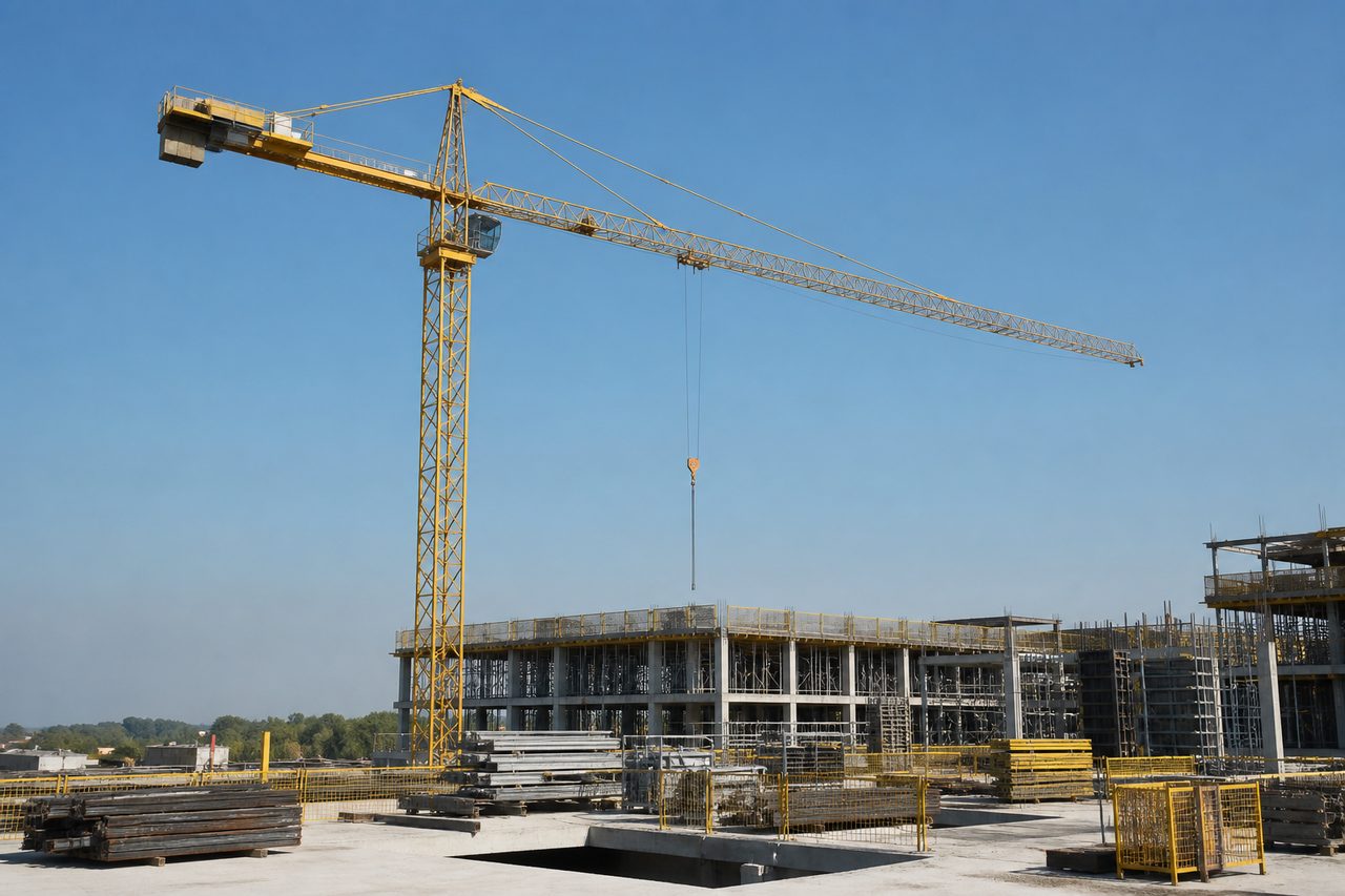 Grue chantier : choisir, implanter et exploiter le bon moyen de levage