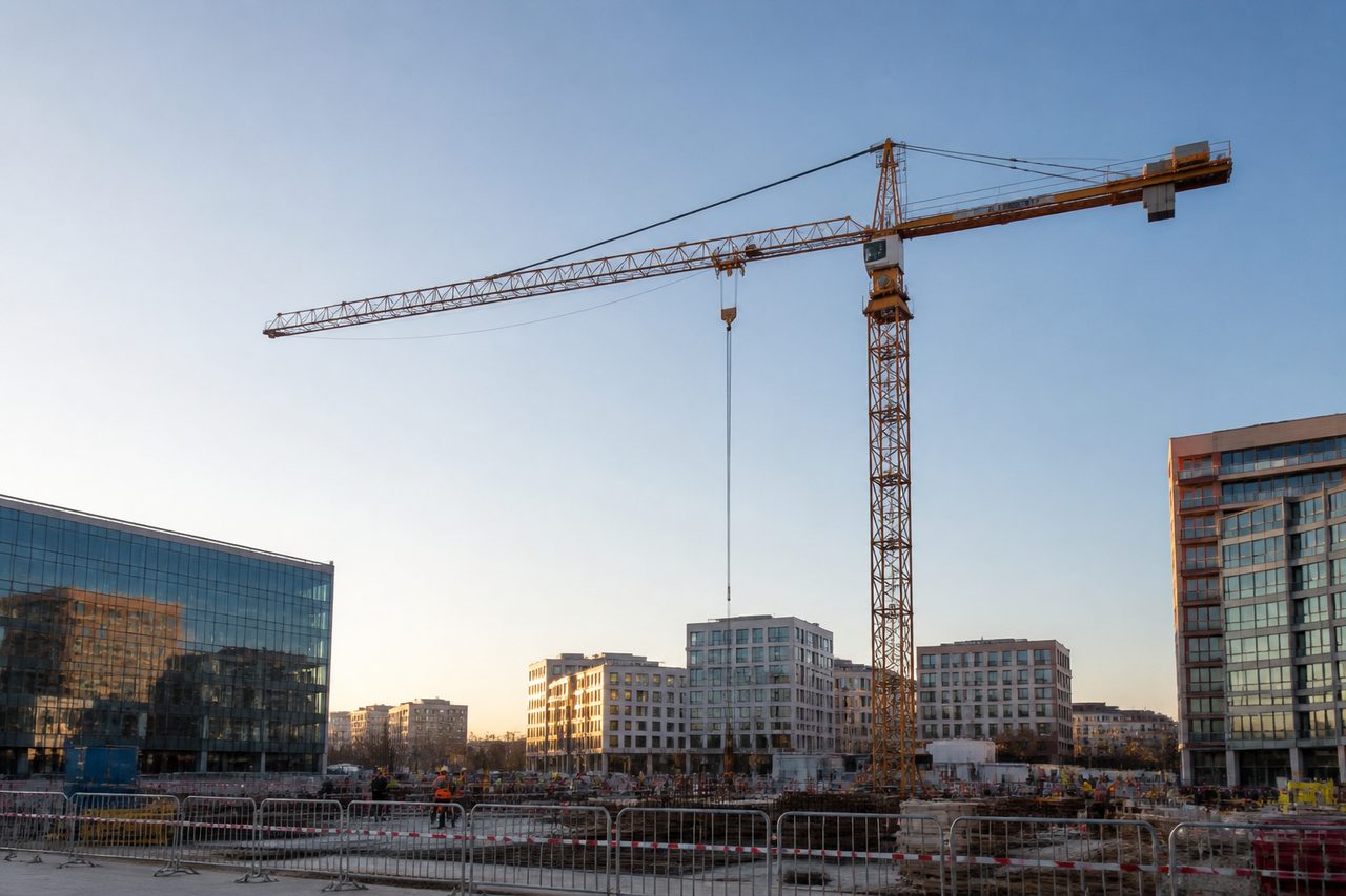 Grue sur chantier : organiser l’implantation, l’exploitation et la sécurité au quotidien