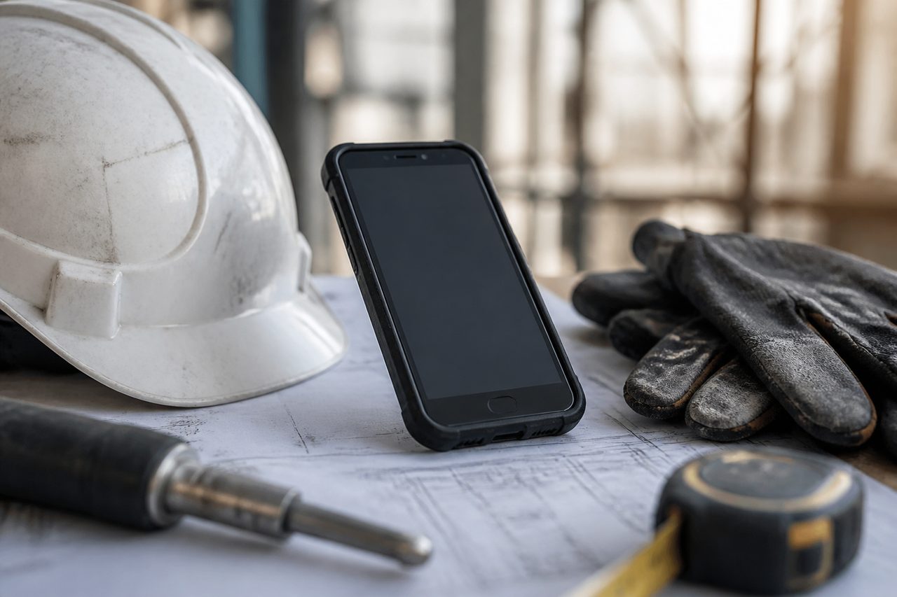 Téléphone pour chantier : choisir un mobile robuste, fiable et utile sur le terrain