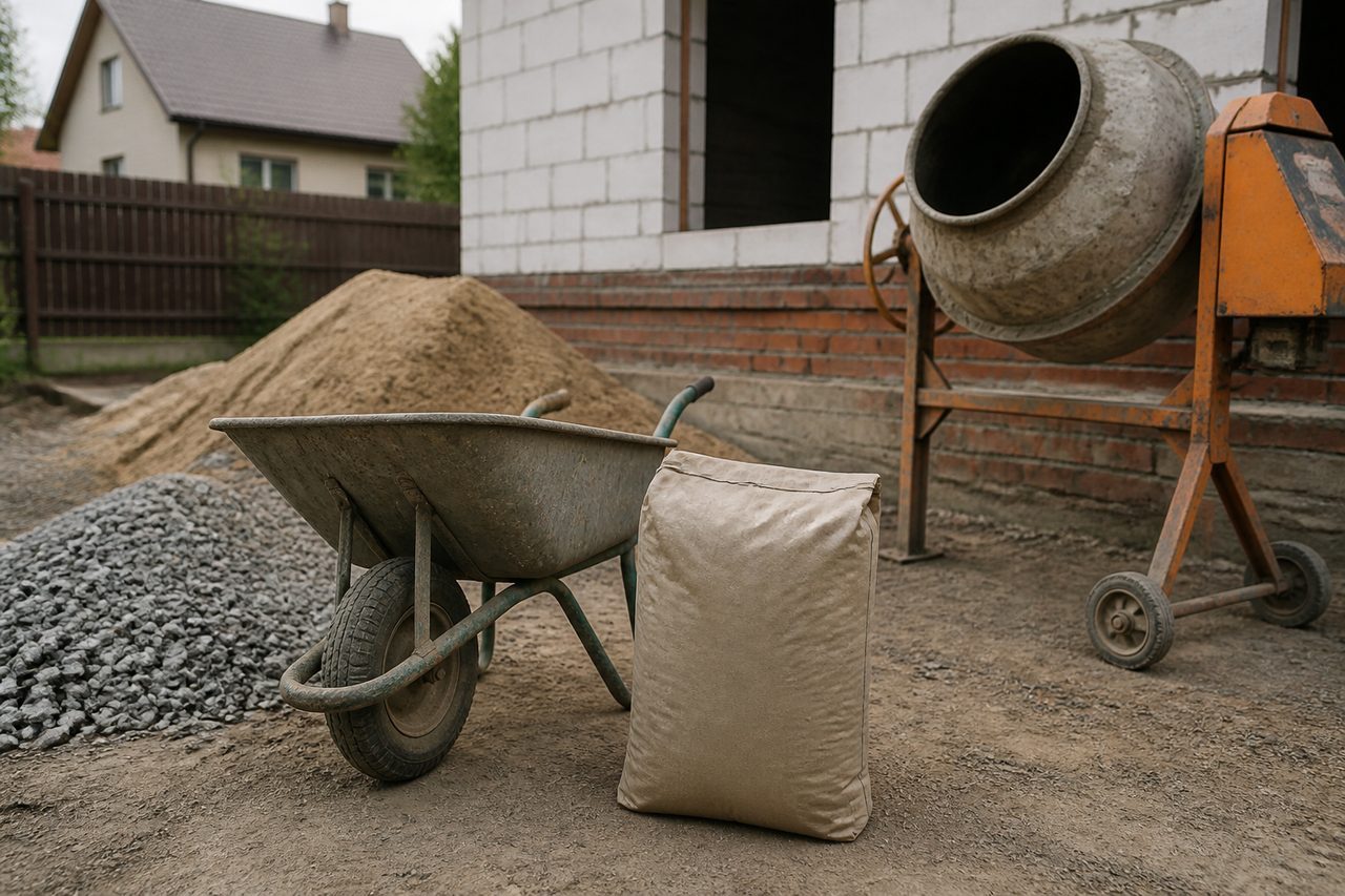 Sac de ciment de 35 kg : dosage, rendement et prix à comparer